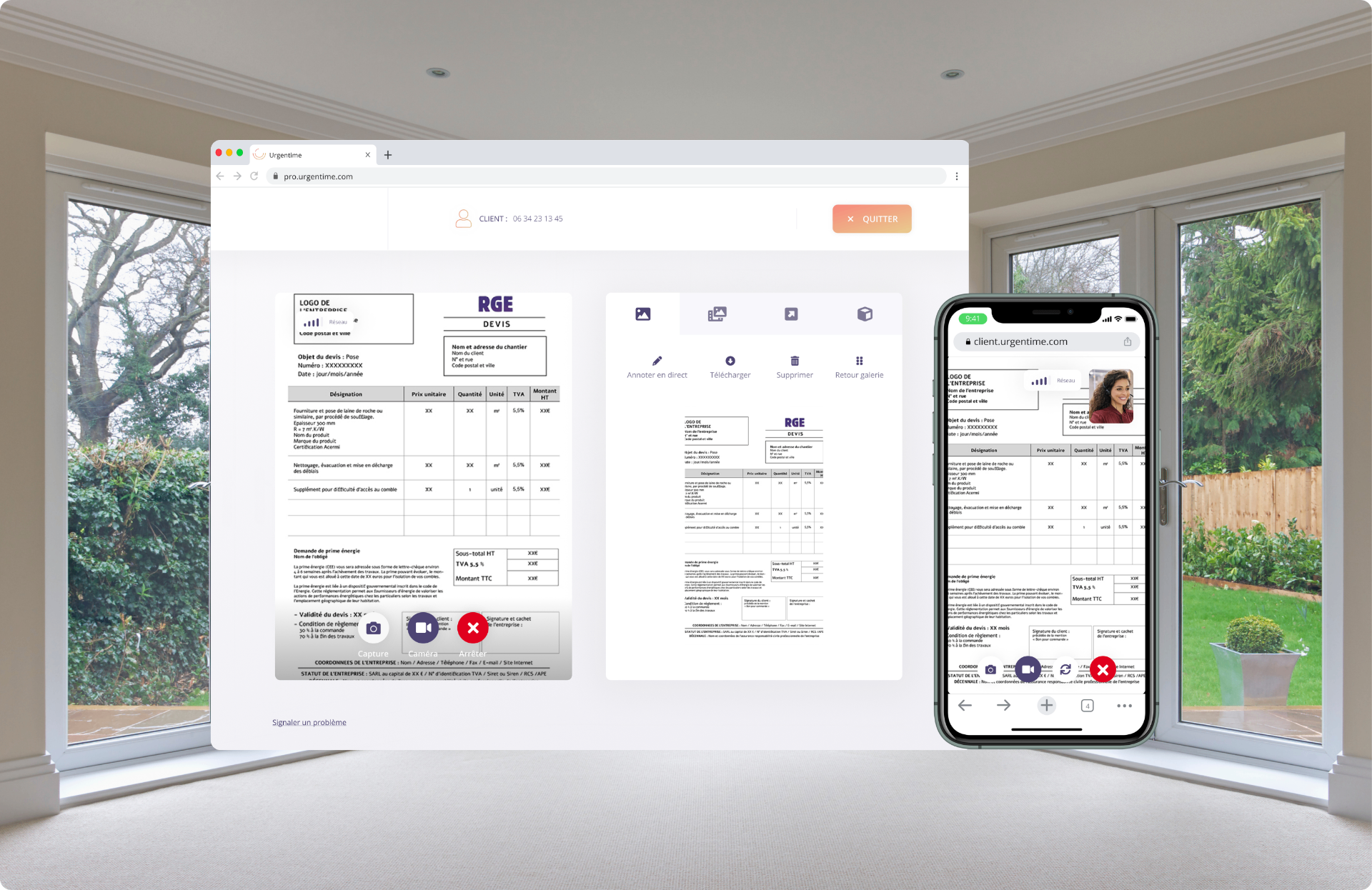 Fonctionnalité Urgentime – Signez, validez, facturez